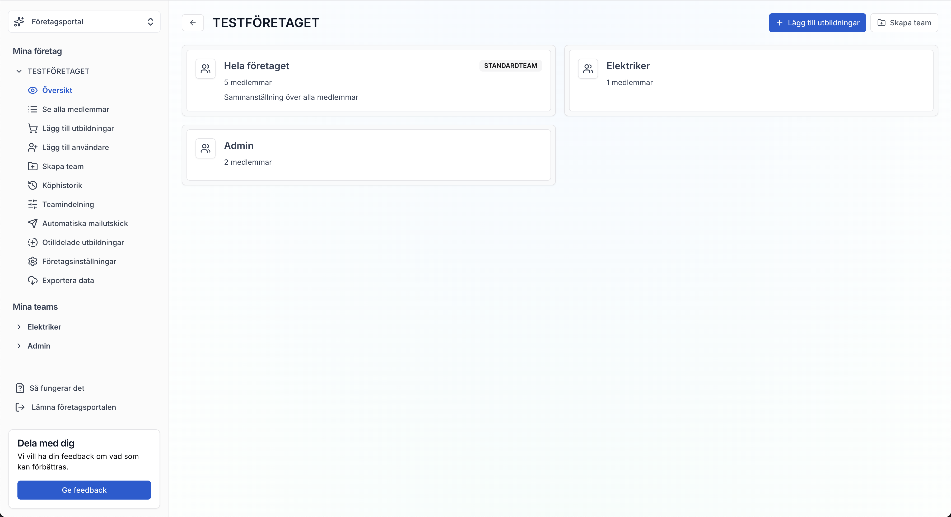Beviskollen - Översikt över hela organisationen